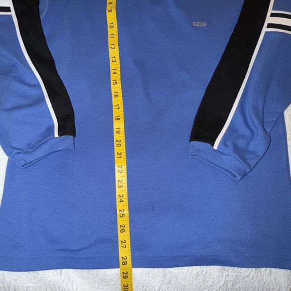 Unionbay Crewneck Sweatshirt Blue Black Stripe XL Fits Like Men's Large - Picture 5 of 9